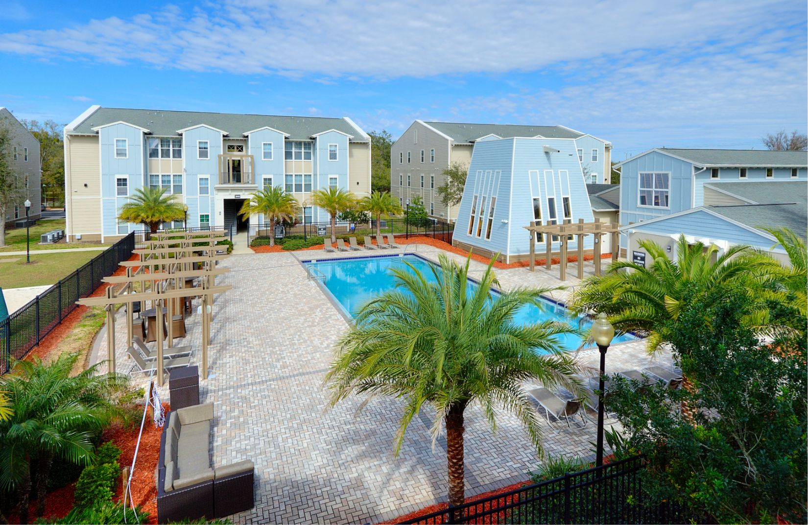 Outdoor courtyard