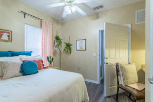 Furnished bedroom