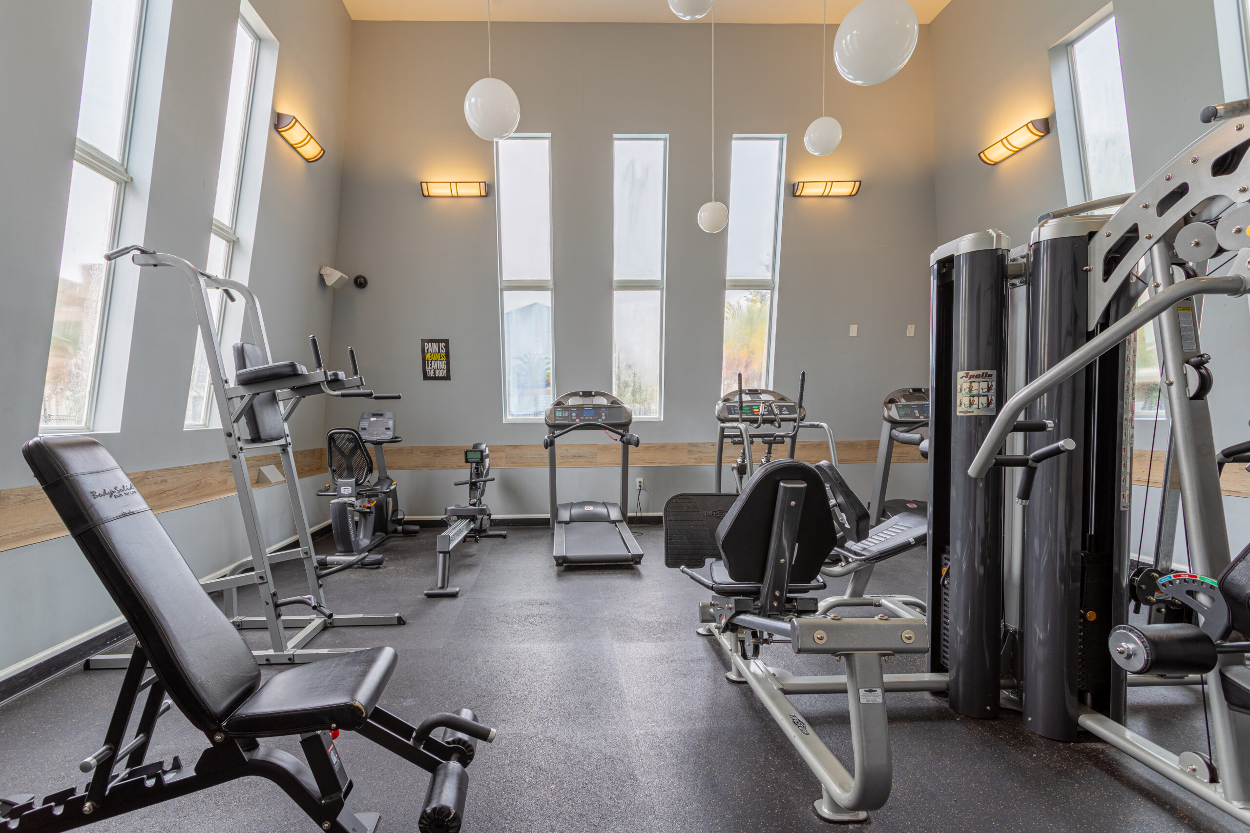 Fitness Center at Hawks Landing Apartments